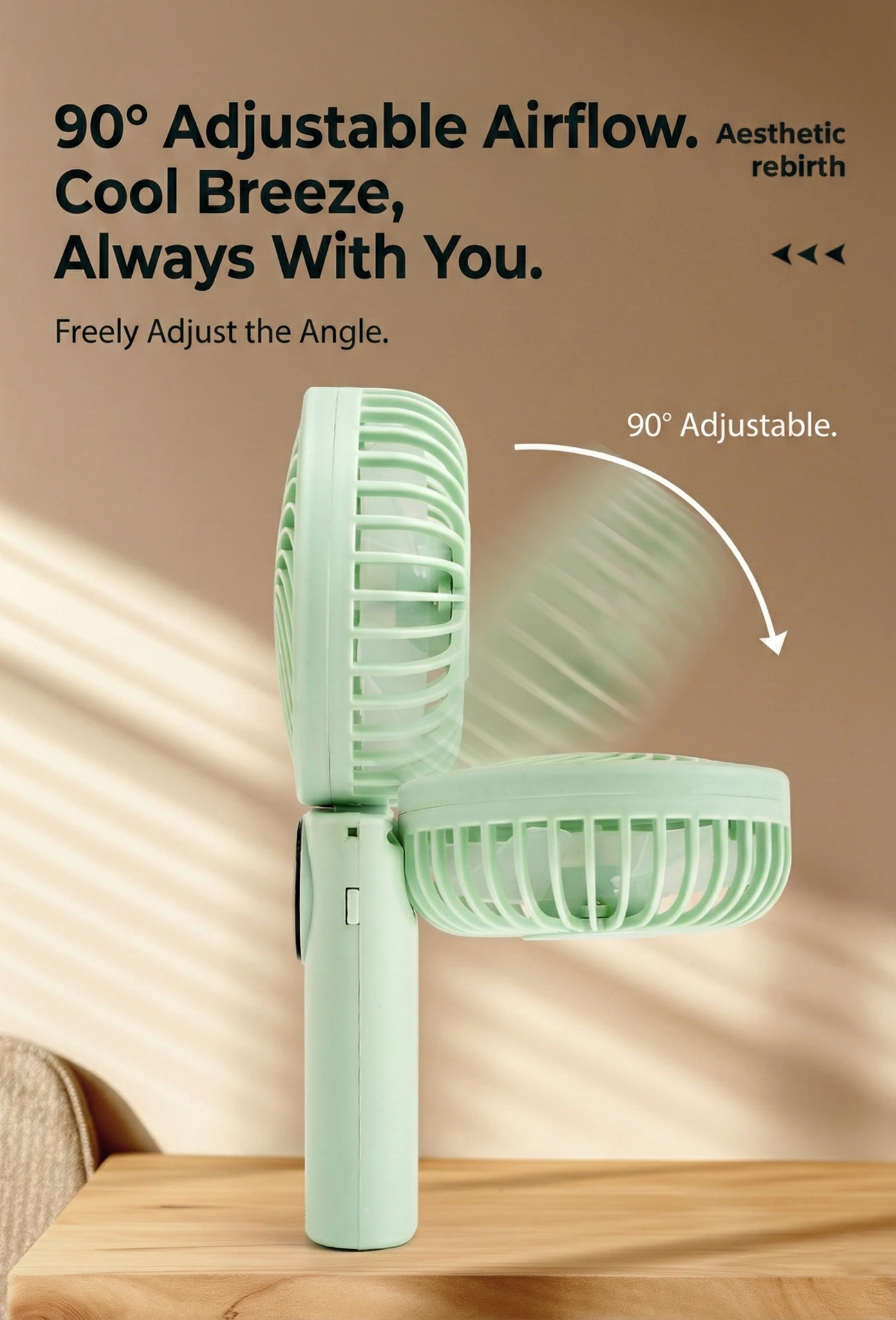 8831 mint fan 90 degree adjustable head