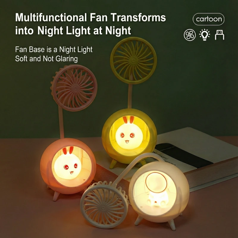 F305 flexible cartoon fan lamp