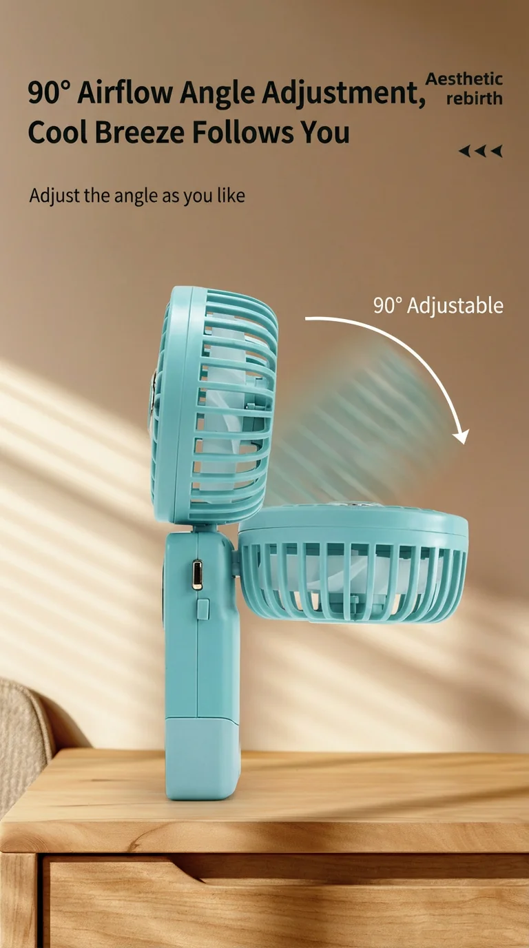 8827 fan 90 degree folding angle