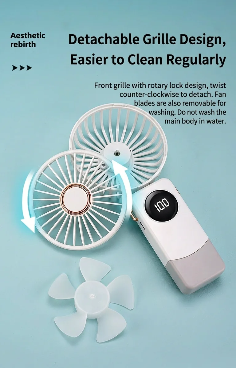 8827 detachable grille for easy cleaning
