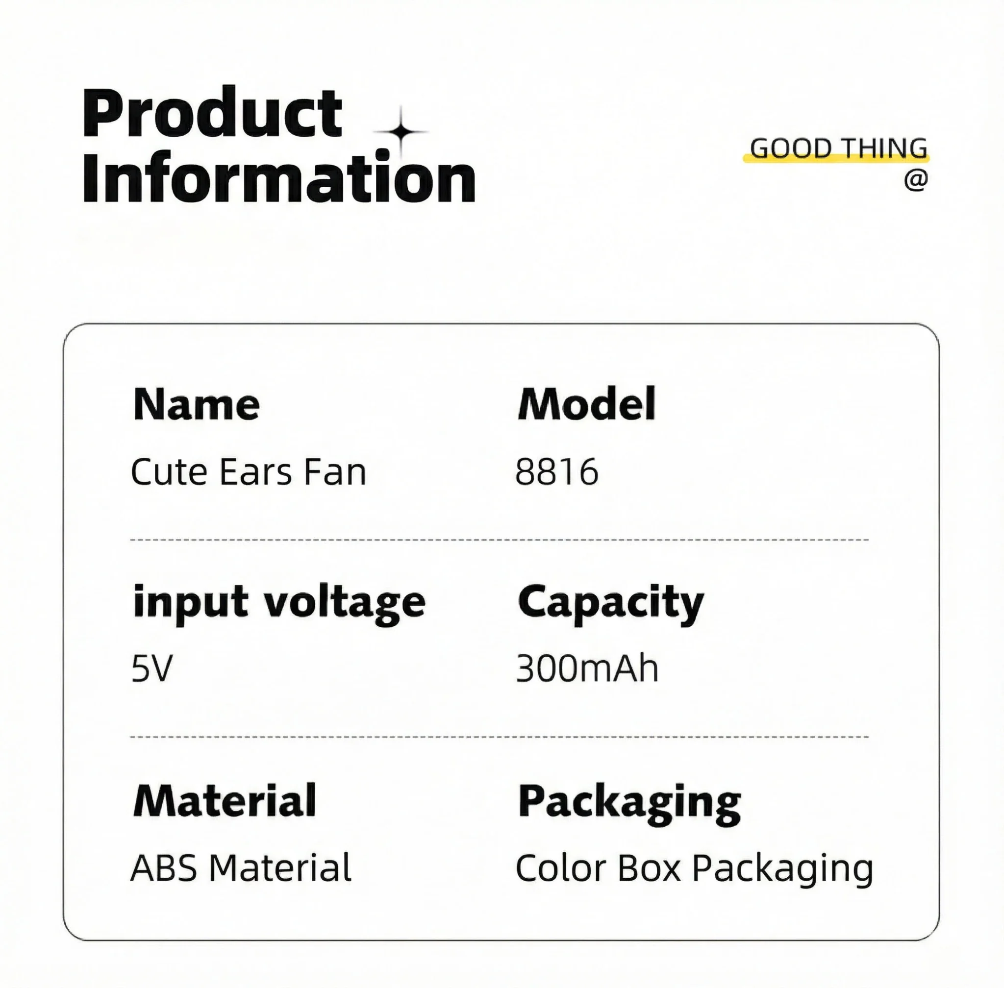 8816 detailed product parameters