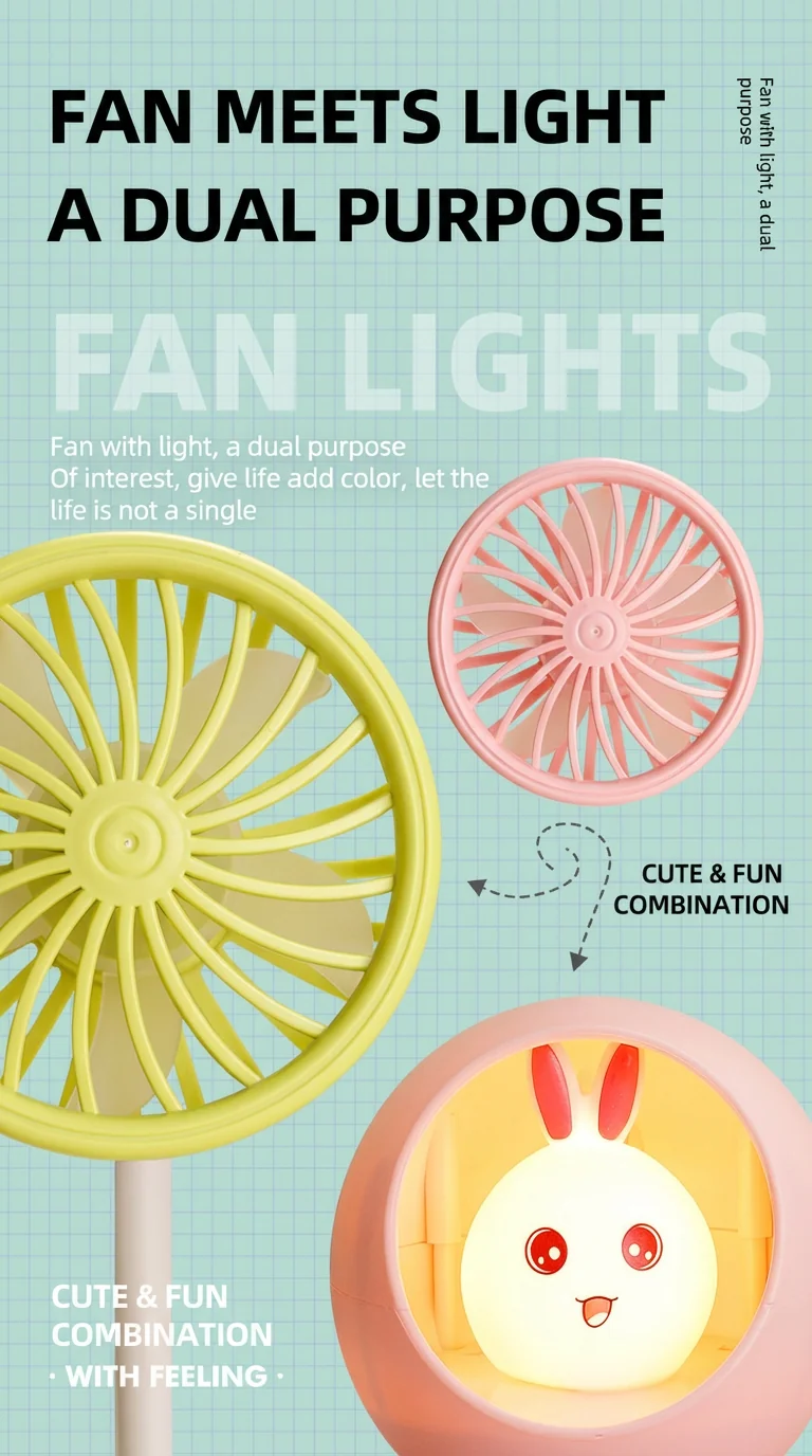 F305 dual purpose lamp and fan function
