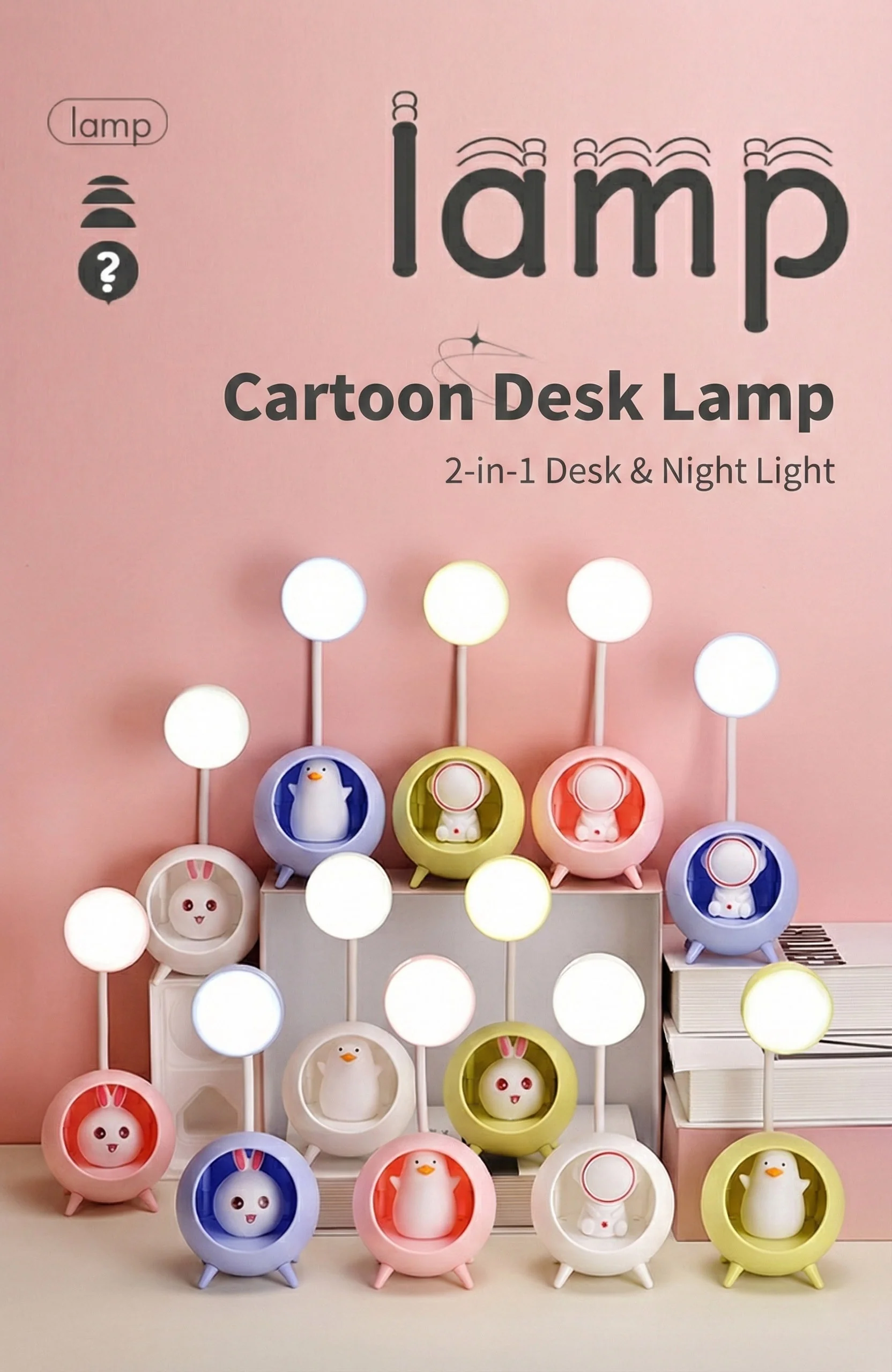 T305 cartoon lamp collection display