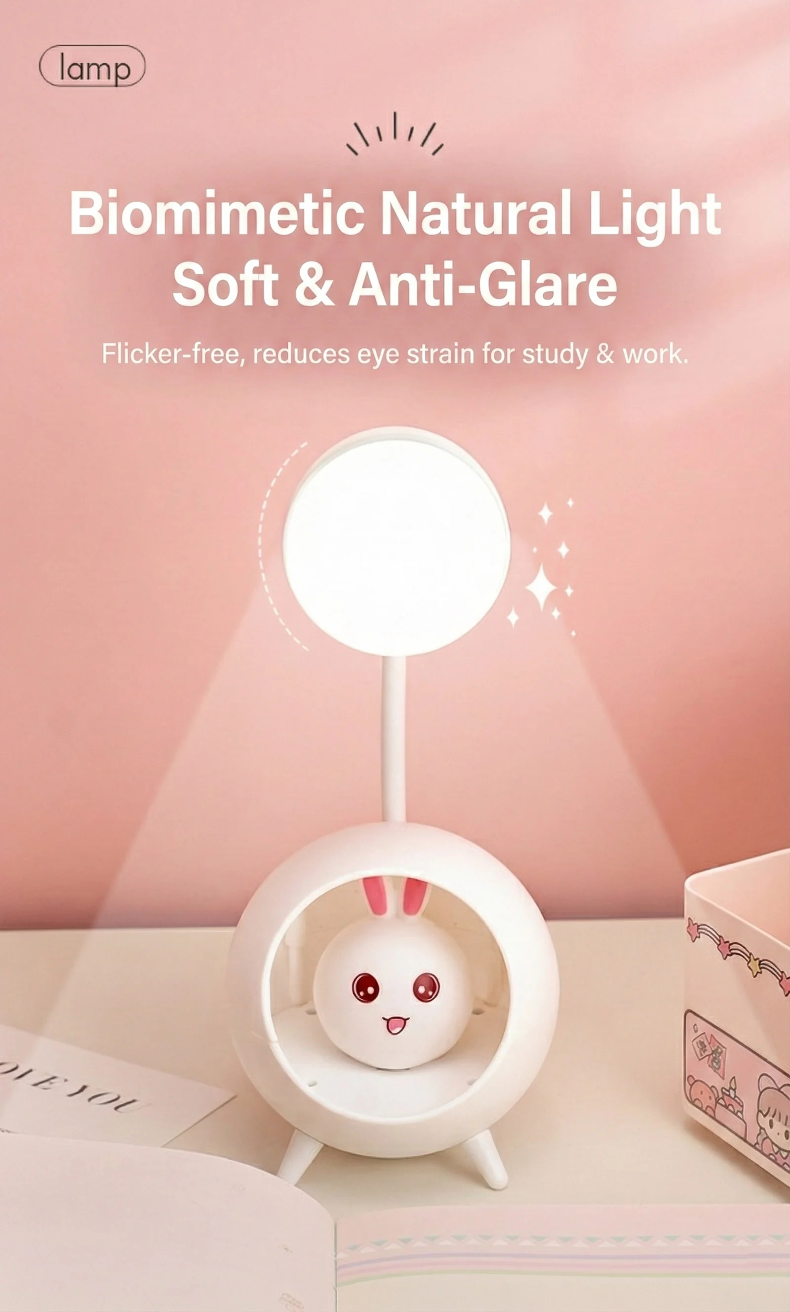 T305 soft anti-glare lighting effect